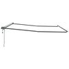 vidaXL Awning Frame Manual Anthracite 500 x 350 cm Aluminium