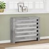 vidaXL Radiator Cover Concrete Grey 104 x 20 x 82 cm Engineered Wood
