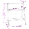 vidaXL Desk Brown 90 x 50 x 103 cm Solid Reclaim Wood