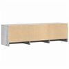 vidaXL TV Cabinet Grey Sonoma 140 x 34 x 40 cm Engineered Wood