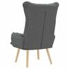 vidaXL Armchair Dark Grey 69 x 74 x 93 cm Fabric