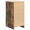 vidaXL Garage Storage Cabinet Smoked Oak 40x51x85 cm Solid Wood Pine