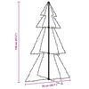 vidaXL Christmas Cone Tree 160 LEDs Indoor and Outdoor 78x120 cm