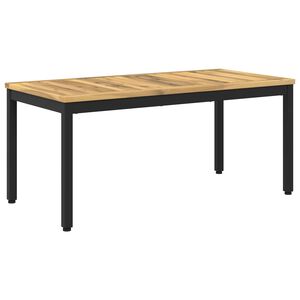 vidaXL Coffee Table White and Black 50 x 100.5 x 45 cm