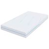 vidaXL Mattress White 90 x 190 cm Foam