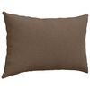 vidaXL Sofa Pillows 2 pcs Brown 60 x 40 cm Fabric