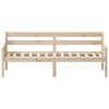 vidaXL Day Bed without Mattress 75x190 cm Small Single Solid Wood Pine