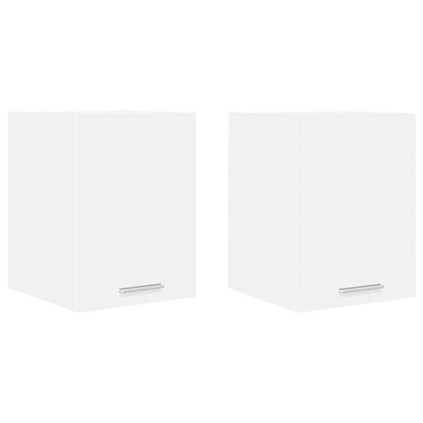 vidaXL Hanging Cabinet 2 pcs White 30 x 31 x 40 cm Engineered Wood