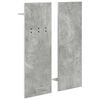 vidaXL Wall-Mounted Coat Rack with Shelf Concrete grey 70 x 10 x 90 cm