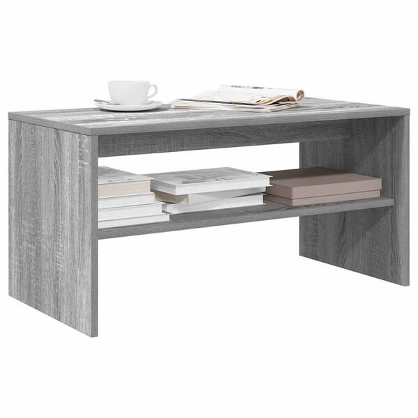 vidaXL TV Cabinet Grey Sonoma 80x40x40 cm Engineered Wood