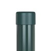 vidaXL Fence Posts 2 pcs Green 110 cm Powder-coated steel