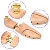 vidaXL Shoe Trees 5 Pairs Size 38-39 Solid Pine Wood