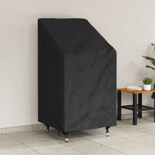 vidaXL Garden Chair Cover Black 70 x 70 x 85 / 125 cm 420D Oxford Fbric