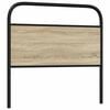 vidaXL Replace Headboard Sonoma Oak 100 cm Steel and Engineered Wood
