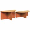 vidaXL Coffee Table 2 pcs Wax Brown Solid pine wood