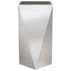 vidaXL Planter 2 pcs Silver 40 x 40 x 75 cm Stainless Steel
