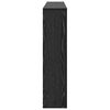 vidaXL Radiator Cover Black Oak 175 x 20 x 82 cm Engineered Wood