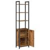vidaXL Book Cabinet Old Wood 40 x 24 x 161 cm Engineered Wood