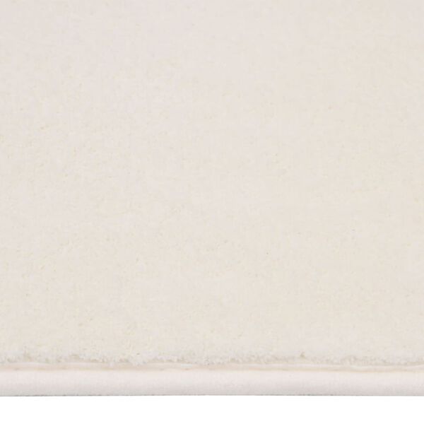 vidaXL Teddy Rug Cream 200x140 cm