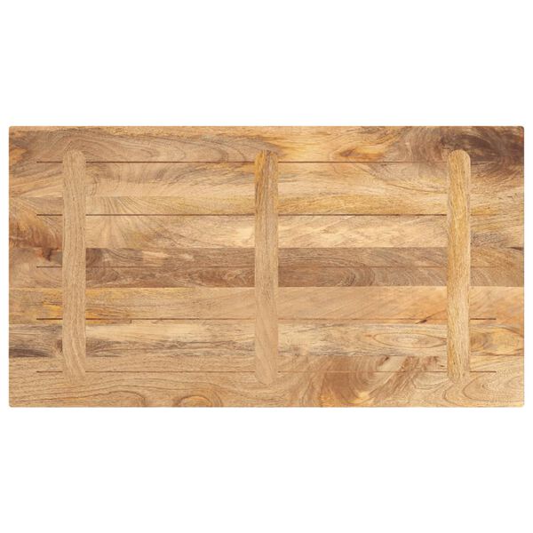 vidaXL Table Top 120x60x3.8 cm Rectangular Solid Wood Mango
