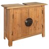 vidaXL Vanity Cabinet | Natural pine | Solid pinewood | Medium