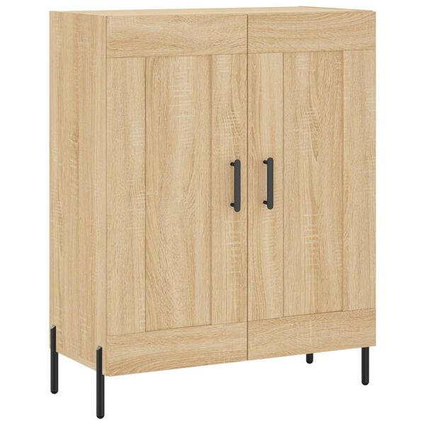 vidaXL Sideboard Sonoma Oak 69.5x34x90 cm Engineered Wood