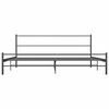 284684 vidaXL Bed Frame without Mattress Grey Metal 180x200 cm Super King