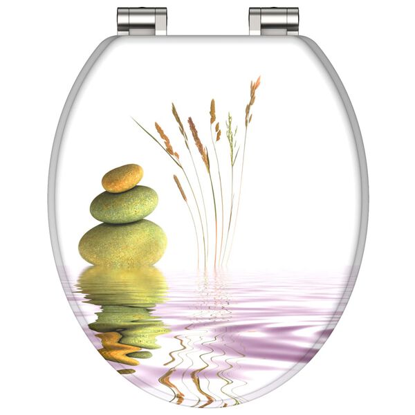 SCH&Uuml;TTE Toilet Seat with Soft-Close BALANCE MDF
