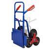 vidaXL Folding Sack Truck with 6 Wheels Blue