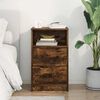vidaXL Bedside Table Smoked Oak 40 x 30 x 467 cm Engineered Wood