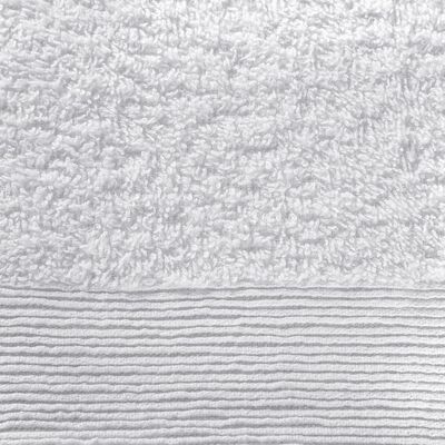 vidaXL 12 Piece Towel Set Cotton 450 gsm White