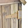 vidaXL Garden Tool Shed with Door 69.5x32x178 cm Impregnated Pinewood
