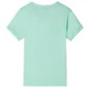 Kids' T-shirt with Short Sleeves Light Green 92