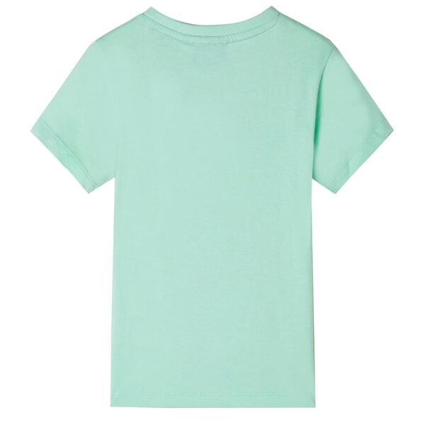 Kids' T-shirt with Short Sleeves Light Green 92