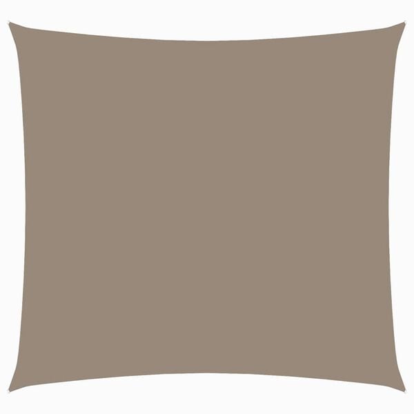 vidaXL Sunshade Sail Oxford Fabric Square 4.5x4.5 m Taupe
