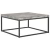 vidaXL Coffee Table 75x75x38 cm Concrete Look