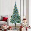 vidaXL Artificial Christmas Tree with Stand Green 180 cm PVC and Steel