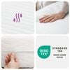vidaXL Foam Mattress White 120x200 cm 7-Zone Hardness 20 ILD