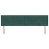 vidaXL Headboard with LED Strip Lights Adjustable Green 90 cm Velvet