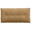 vidaXL Back Pillow Brown 100 x 50 cm Corduroy Fabric