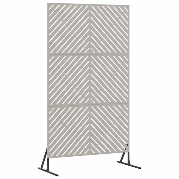 vidaXL Privacy Screen Grey 100 x 50 x 180 cm Steel