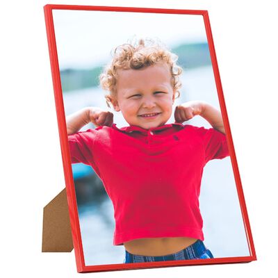vidaXL Photo Frames Collage 5 pcs for Wall or Table Red 50x60 cm MDF