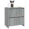 vidaXL Sideboards 2 pcs Grey Sonoma 70x41x75 cm Engineered Wood