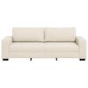 vidaXL Sofa Beige 221 x 77 x 82 cm Linen