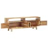 vidaXL TV Cabinet 130x30x45 cm Rough Mango Wood
