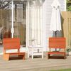 vidaXL Garden Chairs 2 pcs Wax Brown 60x64x70.5 cm Solid Wood Pine