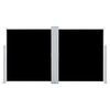 vidaXL Retractable Side Awning Black 140x600 cm