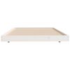 vidaXL Bed Frame without Mattress White 80x200 cm Solid Wood Pine