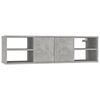 vidaXL Wall Shelf | Concrete grey | Engineered wood | Medium | Wall Shelf