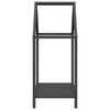 vidaXL Firewood Rack Black 40x25x60 cm Cold-rolled steel